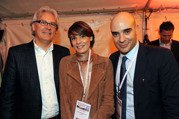 31. Bernard Buffard, Sabine Leduc (La Sphère des possibles) et le magicien Pierre Manu