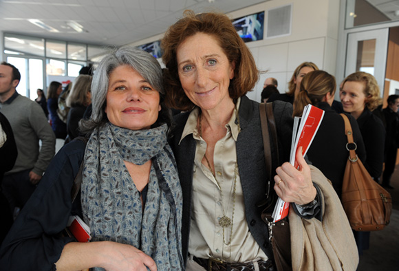 33. Dorothée Delomier (Agence Corrida) et Brigitte Honegger (Fly On & TGV Mag)