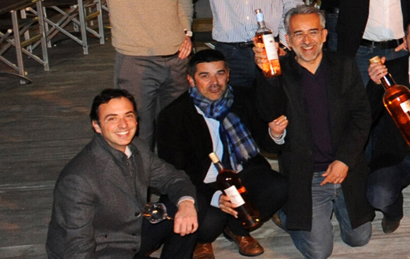 33. Alban Cacaret (Peyrassol), Pascal Frère (Vignobles Sumeire) et Sébastien  Tournissoux (Rhône-Alpes Distribution)