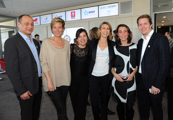 37. Jérôme Schmider (MH3 Design), Olivia Cuir (Esprit des Sens), Emmanuelle Sysoyev (OnlyLyon), Alexandrine Barboteu (Esprit des Sens), Céline Varenne-Souchon (Grand Lyon) et Alexandre Jeannerod (Euro sono)