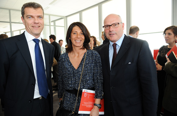 40. Yves Theoleyre (Le Mat’ Electrique), Blandine Brochier (Partition) et Didier Caudard-Brelle (DCB International)