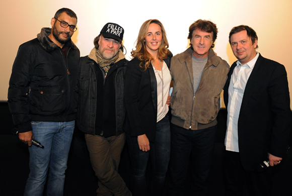 4. Eric Bernard, Bouli Lanners, Nathalie Godeau, François Cluzet et Philippe Godeau