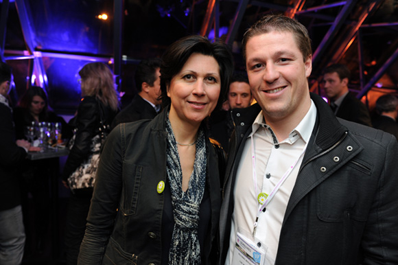 8. Christelle Poirier (La Sphère des possibles) et Mathieu Renaud (LOU Rugby)