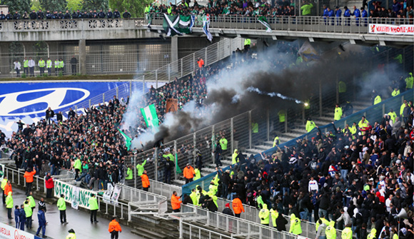 Chaud bouillant ! Les tribunes VIP d’OL-Saint-Etienne