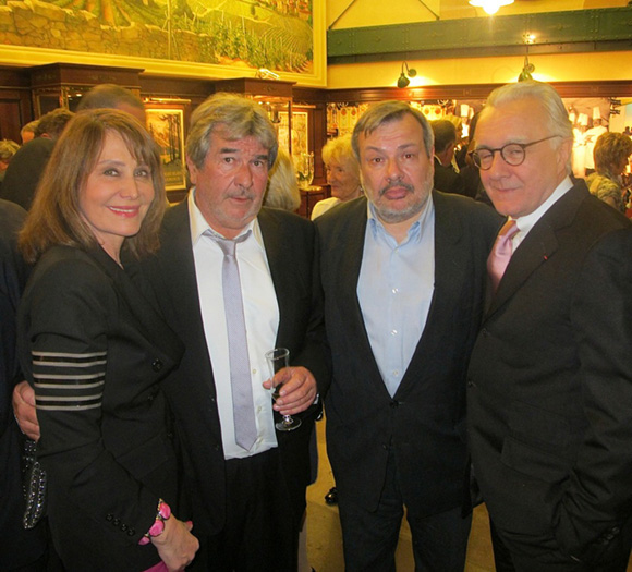 11. Françoise Petit, Michel Chabran, Périco Legasse et Alain Ducasse