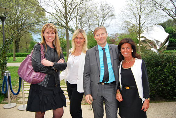 12. Valérie Trigano (Veolia), Véronique Kalfon (UGC), Patrice Auguy (Veolia) et Béryl Maillard, consul de Saint-Domingue