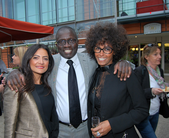 17. Samar Zein, Laye Diop (Guest Services Manager Hilton Lyon) et Jeanne-Marie Vidon