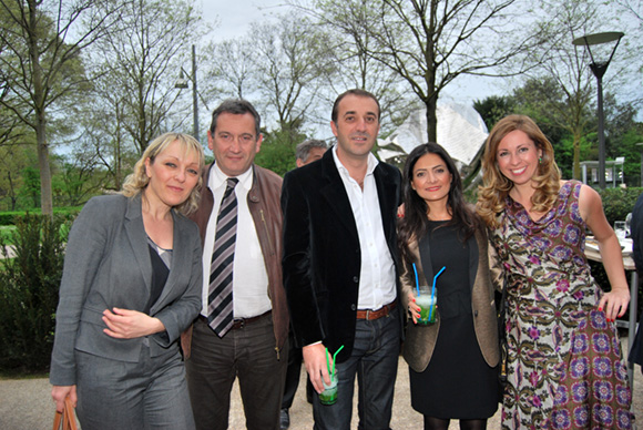 20. Valérie Godard (Axa), Gérard Devaux (Axa), Karim Zein (PTC) et son épouse Samaret Rodriguez