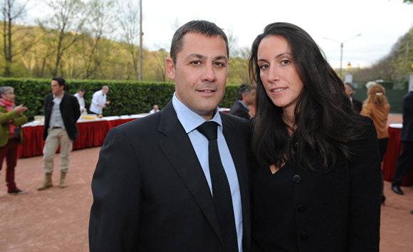 2. Arnaud Gauduel (Ferrari Maserati - Groupe Gauduel) et son épouse Amandine