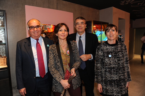 26. Serge Trigano (Mama Shelter), Isabelle Salomon, Jean-Jack Queyranne, président du Conseil Régional et Laure Vidal (Région Rhône-Alpes)