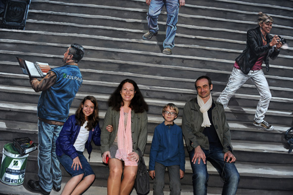 27. Marin Fauchois (ERDF), son épouse Sonia (La Poste), leurs enfants Camille et Antoine