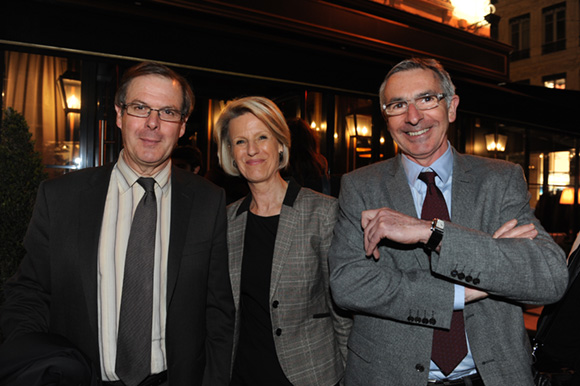 30. Bernard Gay (Crédit Mutuel), Inès Andrieu et Johann Howa (Crédit Mutuel)