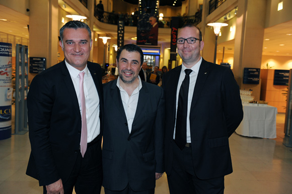 3. Thierry Compagne (LCL), Charles Couty (Tonic Radio) et Fabien Pichat (LCL)