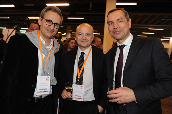 36. Daniel Brechignac (Pauporte Seniorschic), Pierre-Yves Hentzen (Arkoon Network Security) et Robert Dambo (Grant Thornton)