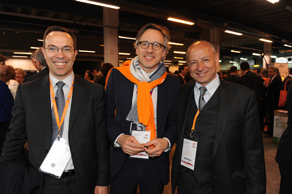 43. Cyril Fromager (Rhône-Alpes PME Gestion), Laurent Jouisse (Caisse d’Epargne) et l’horloger Jean-Louis Maier