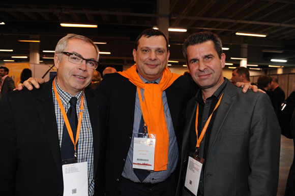 58. Patrick Celma (URSSAF), Pascal Montagnon (LOU Rugby) et Olivier Brunet (BTP Rhône)