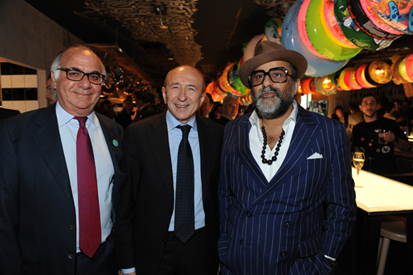 7. Serge Trigano (Mama Shelter), Gérard Collomb, sénateur maire de Lyon et Cyril Aouizerate (Mama Shelter)