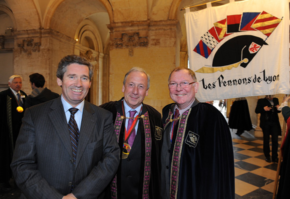 12. Henri Junique, Jean-Loup Fleuret et Michel Faillettaz, consul général de Suisse