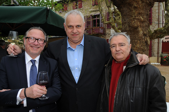 13. Gilles Maysonnave (Maison Brunet), Patrick Deschamps (Lyon Poche) et Michel Godet (Le Tout Lyon)
