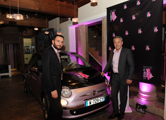 1. Jean-François Reveyrand (Motor Village) et Alain Dinc, directeur de la Tour Rose