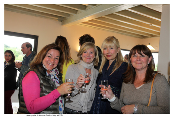 16. Corine Givadinovitch (Axa Gestion privée), Véronique Gaston-Breton (Amimo), Marjorie Housset et Jocelyne Caty-Gomez (Transport Gomez) 