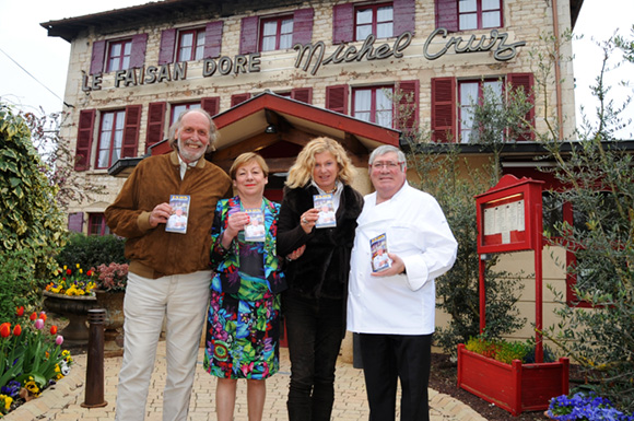 2. Christian Mure (Lyon Gourmand), Brigitte Cruz, Muriel Mure et Michel Cruz (Le Faisan doré)