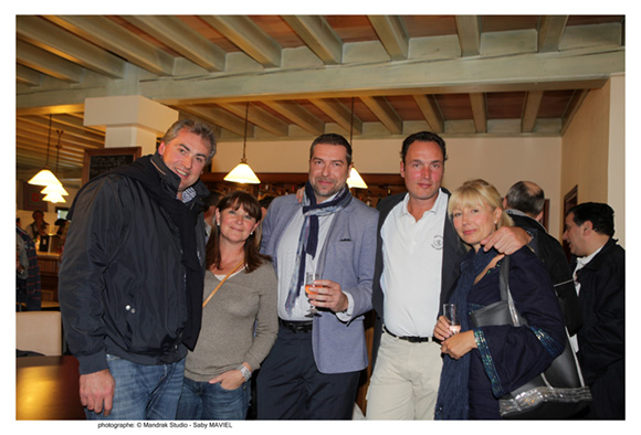 22. Pascal Lancrenon, Jocelyne Caty-Gomez (Transport Gomez), David Rodriguez (Général Electrique), Frédéric Frerejean (Cabinet Axa Frerejean) et Marjory Housset (Siparex)