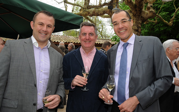 28. Pascal Pellegri (Champagne Pommery), Gilles Francez (Cosset) et Laurent Petilaire Bellet (Champagne Pommery)