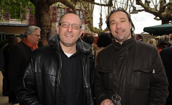 7. Laurent Montmain (Club les plaisirs gourmands) et Yannick Chavent (Confrérie la chaine des rôtisseurs)