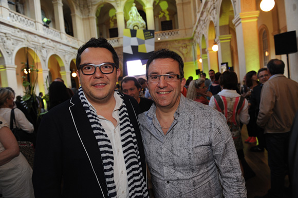 12. Le couturier Nicolas Fafiotte et Richard Bagur (Architecte d’intérieur CFAI)