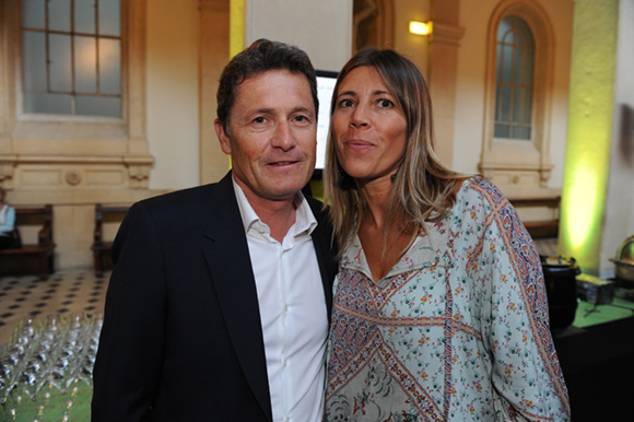 14. Eric Emsellem, son épouse Patricia (Petit Creux) et Jacques Descours, vice-président CCI de Lyon