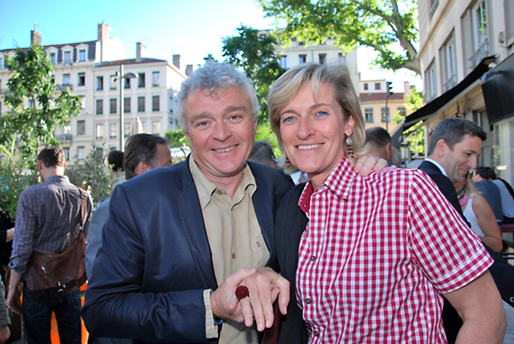 20. Jean-Louis Joly (MEDEF Lyon-Rhône) et Blandine Peillon (Jours de Printemps)