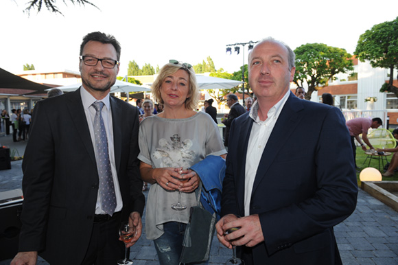 21. Thierry Roussel (Novotel), Delphine et Benoit Moyne-Bressand (AMB)