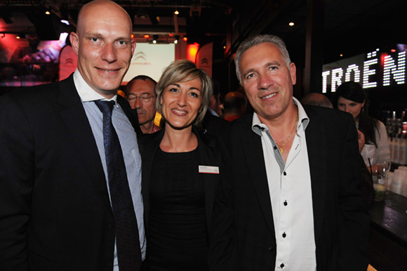 22. Marc Ancey, Sophie Rosier (Citroën) et Régis Rosier (Groupe Plattard)
