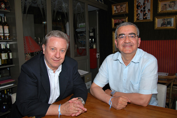 22. Bernard Guth (Université Lyon I) et Riadh Cherchir, président d'Astra