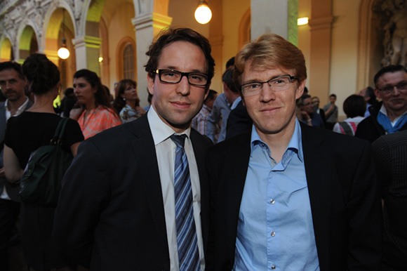25. Jonathan Bel (Axotel) et Franck Boucaud-Maitre (Chocolats Voisins)
