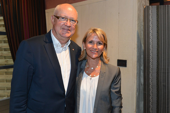 2. Jean Lou Charon (Président de la FFG) et Caroline Beckensteiner (Rio grande)