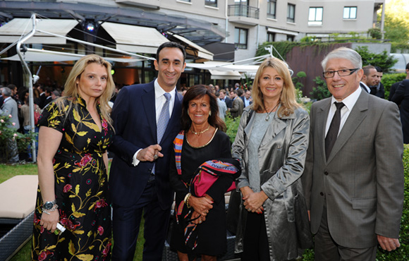 26. Sabine Poncet-Montange (Alteventis), Ali Afshar (Warwick Reine Astrid), Béryl Maillard, consul de St Domingue, Florence Beylat (Short Line) et Elie Cunat, DG du Groupe Gauduel