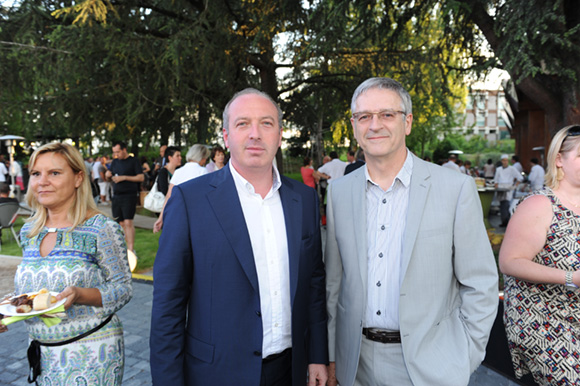 26. Benoit Moyne-Bressand (AMB) et Jacques Malaurie, directeur du Novotel Bron