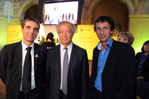 27. Marc Degrange, Philippe Grillot et Jacques Descours, élus de la CCI de Lyon