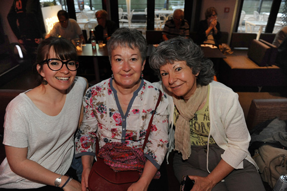 30. Severine Devaud, sa maman Solange (Hospices civils de Lyon) et Josiane Maurice (Hexcel)