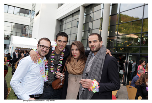 32. Gaylord Petrillo (Lillybelle), Maximin Bejuy (Allianz), Alexandra Bertrand et Paul Cayot (Teleconsultfrance), promo M2 2012 