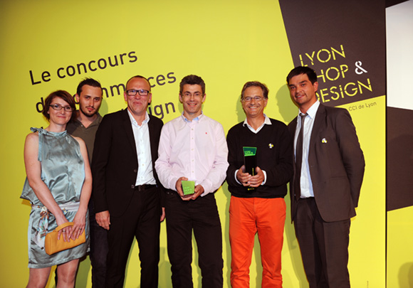 33. Stéphanie Lapendry-Boudier (Agence Hervé Boudier Moreau), Erik Berchet-Moguet (Zebrand), Hervé Moreau (Design & Architecture) et Philippe Gauvreau (Halles 9)