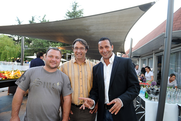 37. Sébastien Clovel (Clovel Electricité), Bernard Renaudeau (Thevenet Paysagiste) et Rabah Zeggari (Voile du sud)