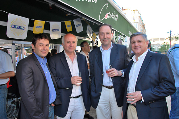 39. Cédric Diogon, directeur administratif du MEDEF Lyon-Rhône, Dominique De Saint Leger, directeur marketing de CarGo, Lionel Poncin de Latournerie, président du directoire d’Ezus Lyon et Bernard Blandin de Thé (Altrans)