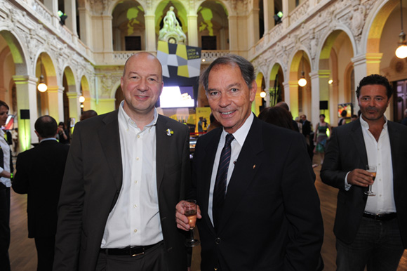 4. Michel Auclair (CCI de Lyon) et Jean-Pierre Calvel, vice-président du Grand Lyon