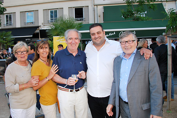 43. Françoise David, Monsieur et Madame Roger, Marwan Nadje (Cousins Cousines) et Jean-Jacques David, maire du 6eme