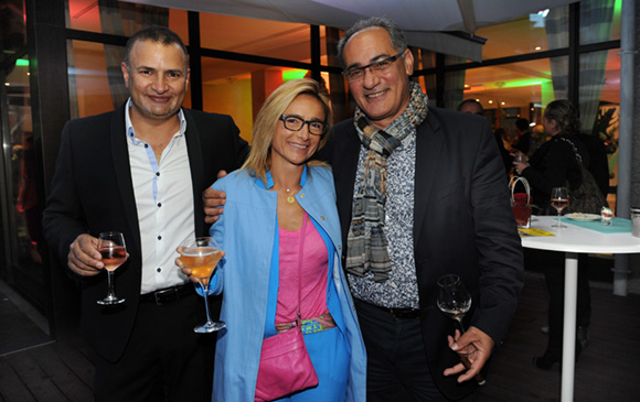 52. Simon Hoayek (Byblos Lyon), Maitre Marie-Alice Godot-Sorine (Mags Avocats) et Ahmad Fazeli (Vignes & Vins)