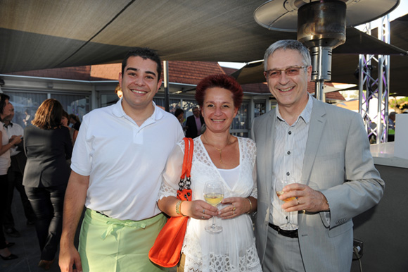 6. Laurent Vincent (Novotel Bron), Catherine Derain (Kuoni) et Jacques Malaurie, directeur du Novotel Bron