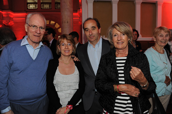 68. Christian Boiron, son épouse Paola accompagnés de François et Patricia Rivier (Grande Pharmacie de Ste Foy)